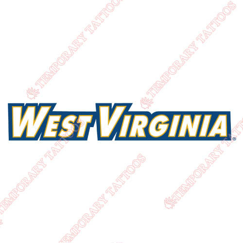 West Virginia Mountaineers Customize Temporary Tattoos Stickers NO.6931